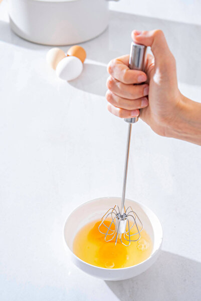 ACAR مضرب بيض يدوي من الفولاذ من إيفيرو - 30 سم