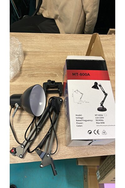 global fashion Επιτραπέζιος λαμπτήρας SM-800C, μαύρος