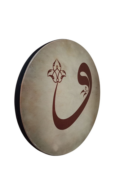 Aryen Müzik REMO MARKA PROFESYONEL İRAN ERBANE (DEF) 52 CM BÜYÜK BOY VAV DESENLİ