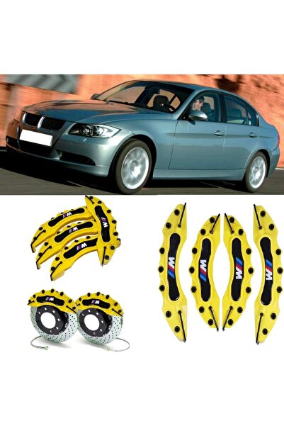 Genel Markalar BMW E90 ///M SARI 17-18-19-20 JANTA UYUMLU 4.LÜ KALİPER KAPAGI