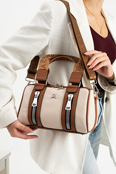 çantamgelsin Mega Polo Women's Cylinder Model Hand and Shoulder Bag