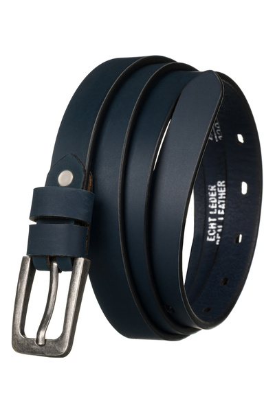 Other Curea lată din piele LADY NO.2 NAVY 100