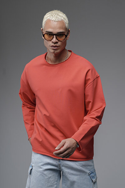 Butik Тенденція Biz Pis Yaka Oversize Прямий Світшот