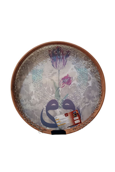 Aryen Müzik REMO MARKA PROFESYONEL İRAN ERBANE (DEF) 52 CM BÜYÜK BOY ÇİFTE ELİF VAV DESENLİ