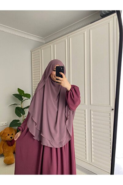 Hijab Φόρεμα Ayrobin και σουφλέ με σκιά, χακμάρ, κιμάρ, αμπάγια, σουφλέ