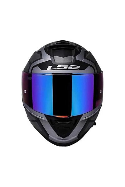 LS2 Storm 2 Faster Full Face Motosiklet Kaskı Gökkuşağı Vizörlü