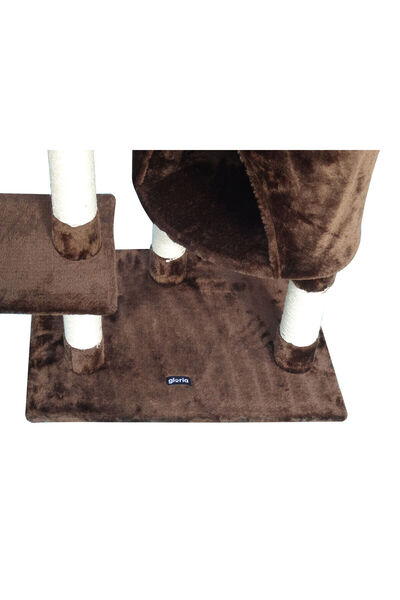 Gloria Cat scratching post 55 x 40 x 120 cm Brown Wood Paper Sisal