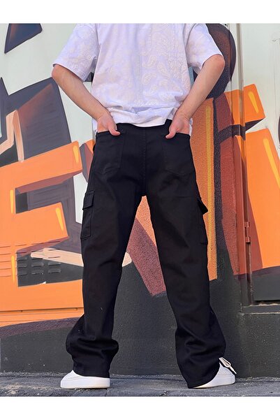 wamoss 2026 Oversized Wide Leg Winter Cargo Baggy Pants