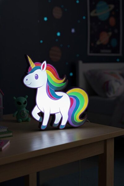 MEK Unicorn Tasarımlı Dekoratif Aydınlatma Gece Lambası