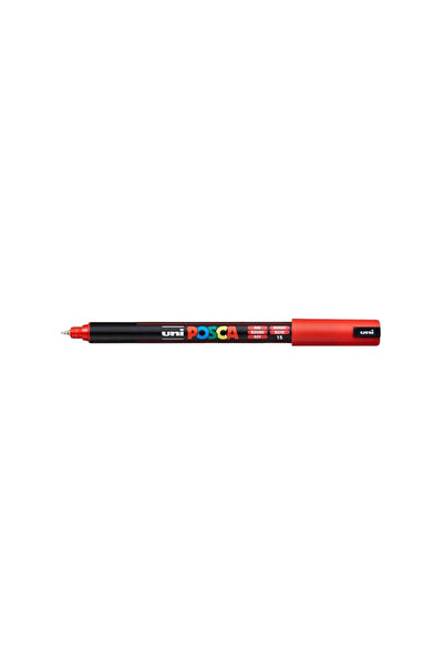 UNİ-BALL Uniball Posca 0.7 Water-Based Painting Marker Red (N)- (Uni-Pc-1Mr)