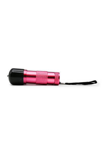 global fashion 12W silicone cushion flashlight, pink color