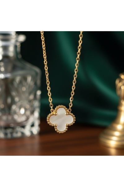 KEVSA Jewelry Colier din oțel inoxidabil Alhambra - LPD1548