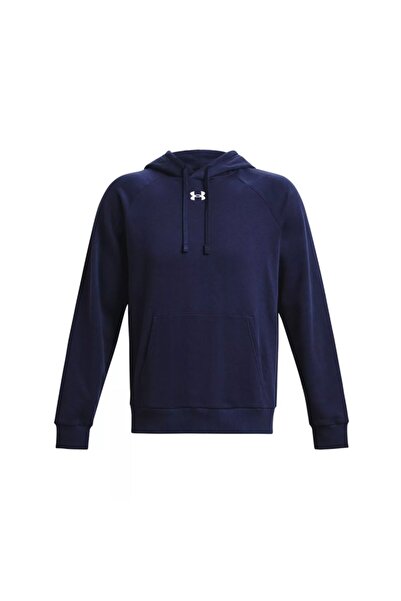 Under Armour Bluza męska z kapturem Rival Fleece Hoodie granatowa XXL