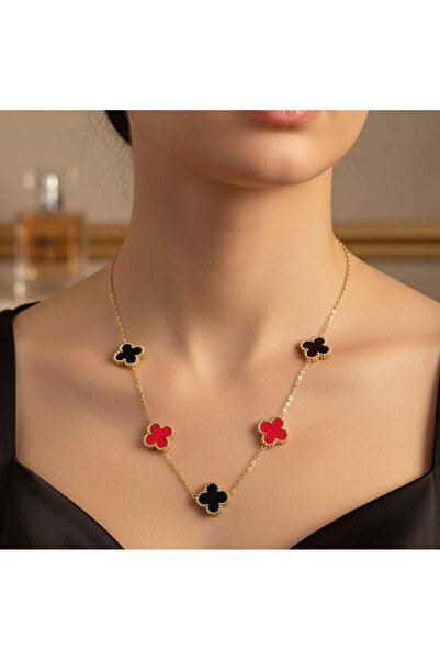 KEVSA Jewelry Colier din oțel inoxidabil Alhambra - LPD1547