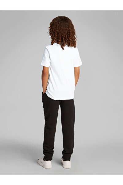 Calvin Klein Kids Bright White Chest Monologo Short Sleeve T-Shirt