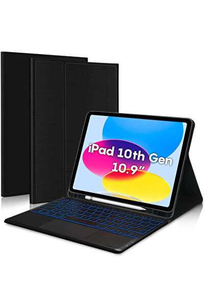 Casey Studios iPad 10th 10.9" Backlit Keyboard Case with TouchPad, Bluetooth ...