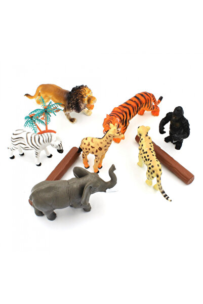 Deluxebase set de figurine, jumbo, Safari, 10 piese