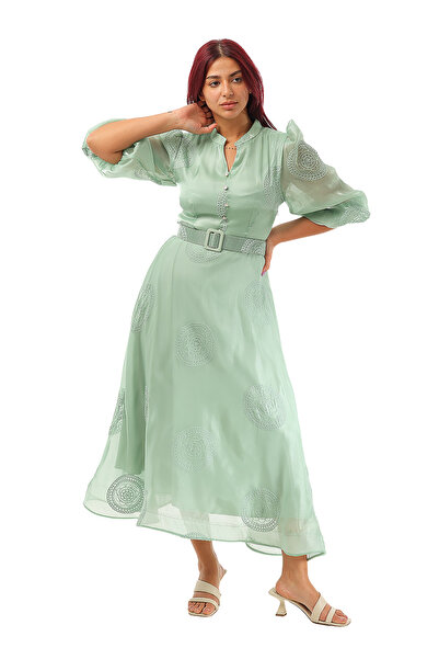 SUGA Nebula organza dress