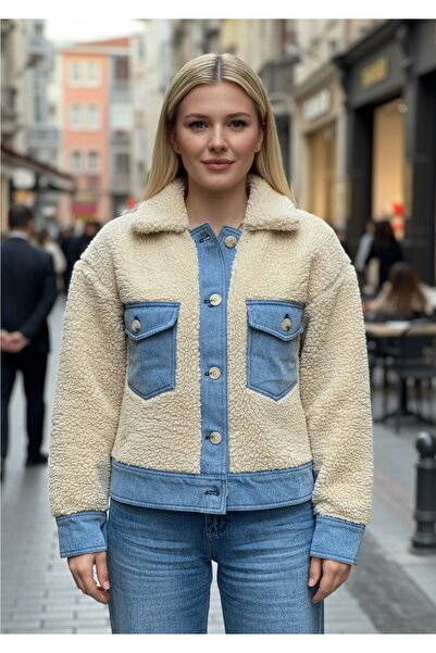 Lores Giyim Kadın Premium Suni Kürk Ceket
