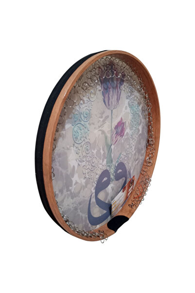 Aryen Müzik REMO MARKA PROFESYONEL İRAN ERBANE (DEF) 52 CM BÜYÜK BOY ÇİFTE ELİF VAV DESENLİ