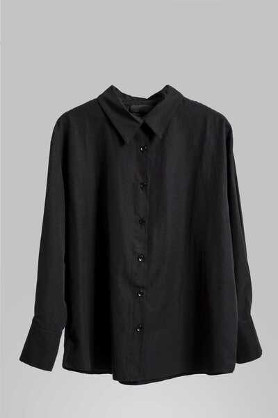 Emare Basic Hijab Shirt - Black