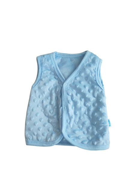Ercahome tekstil Baby Vest Quilted Piped Blue Male Vest