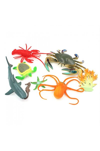 Deluxebase set de figurine, jumbo, Ocean, 8 piese