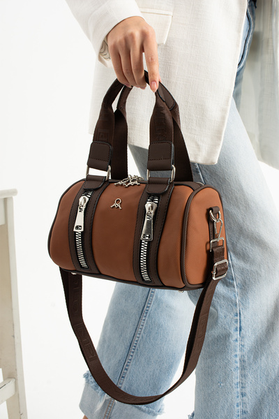 çantamgelsin Women's Cylinder Model Hand and Shoulder Bag