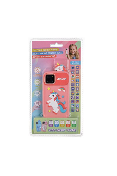 Lumi LUXURY SmartPhone de Jucarie cu Husa Roz Unicorn 2.8"