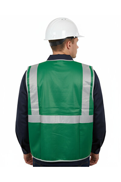 PandaForma Hi-Vis Reflective Engineer Warning Vest