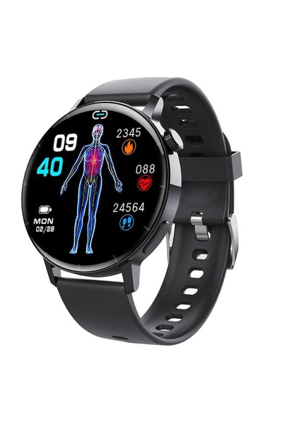 .YNNA Smartwatch Blood Glucose, Romanian menu, Bluetooth Call, Blood Pressure, EKG, Sleep Function