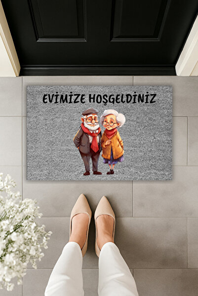 Dormot سجادة أمامية للباب مطبوعة رقميًا حديثة ذات طابع حلو وعتيق