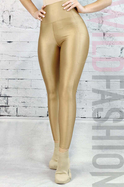 WildFashion Casual high-waisted leggings with side pockets R943RR-7