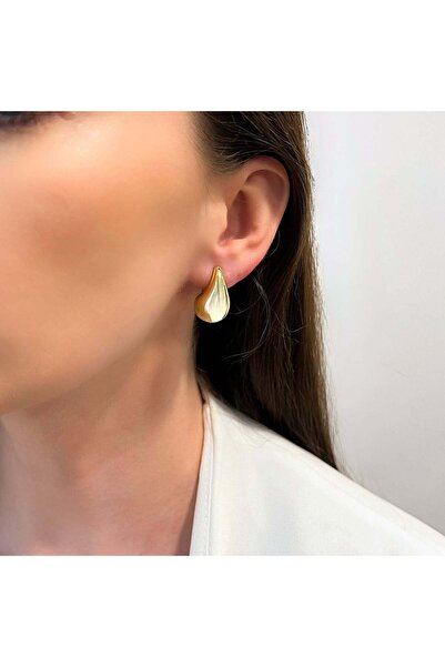 Bijuteria SORELLY Cercei cu pandantiv din argint placat cu aur