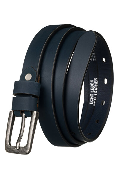 Other Curea lată din piele LADY NO.2 NAVY 120