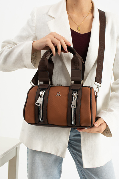 çantamgelsin Women's Cylinder Model Hand and Shoulder Bag