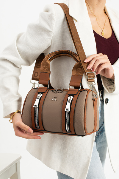 çantamgelsin Women's Cylinder Model Hand and Shoulder Bag