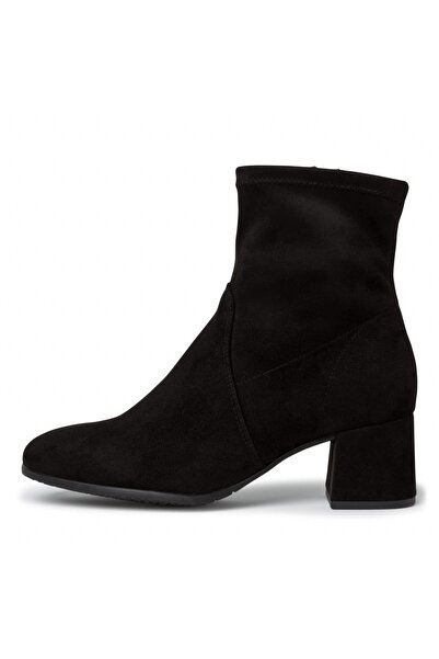 Tamaris Black Ankle Boots (Faux Leather)
