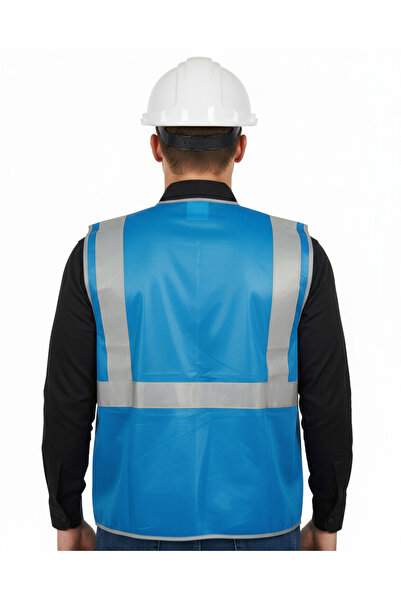 PandaForma Hi-Vis Reflective Engineer Warning Vest