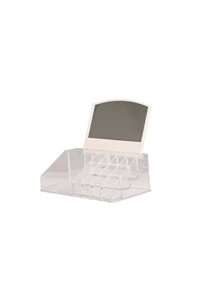 Doty Organizator accesorii cosmetice cu oglindă detașabilă, 16 compartimente,...