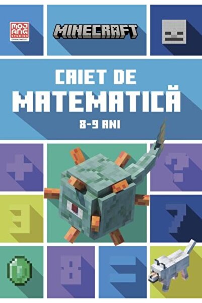 Editura Didactica Publishing House Minecraft. Caiet de matematica 8-9 ani, Da...