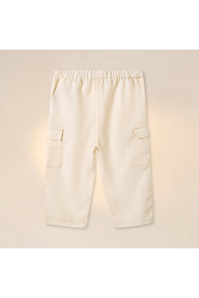 giggles Textured Pull On Pants with Pockets