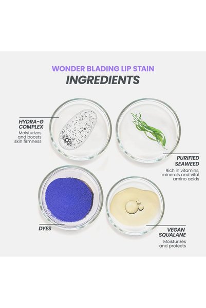 Wonderskin قناع الشفاه ووندر بلادنج، لون شفاه ماتي بلون نيود، مقاوم للانتقال، مريح للارتداء طوال اليوم للحصول على شفاه طبيعية المظهر من الصباح إلى المساء.