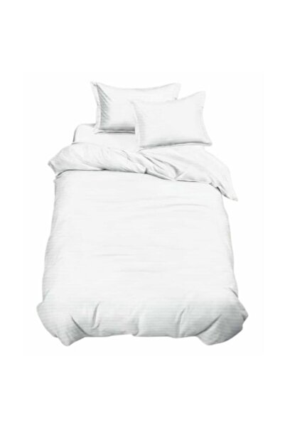 OEM Bicolor Finet Bedding Set, 1 Person, 4 Pieces - Fitted Sheet 140x200, Duvet Cover 160x200, Pillowcas