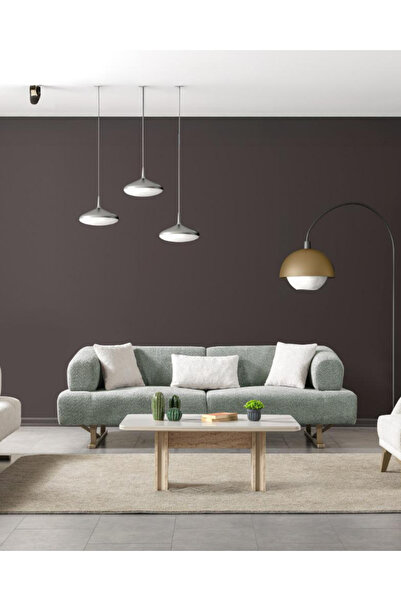 Velura Home & Living Sahra Üçlü Kanepe & 3'lü Koltuk - Su Yeşili