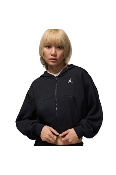 JORDAN Bluza cu fermoar W J BRK FLC FZ MOD CROP Femei