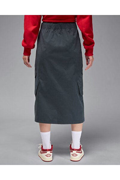 Nike Jordan Chicago Women's Skirt Midi Boy Füme Kadın Etek