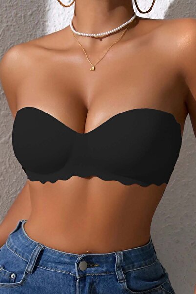 Merry See χωρίς ραφές Αόρατο σουτιέν χωρίς ελατήρια, ελαφριά υποστήριξη, κοπή με λέιζερ, χωρίς ουλές