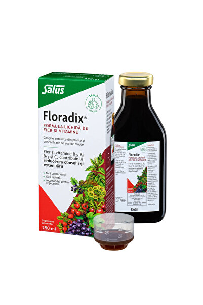 SALUS HAUS Floradix® 250ml - Formula lichidă de fier și vitamine