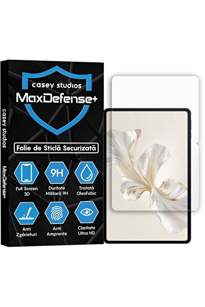 Casey Studios Honor Pad 9 Pro Screen Protector, Full Cover, Ultra HD, Anti Scratch, Anti Shock, Transparent